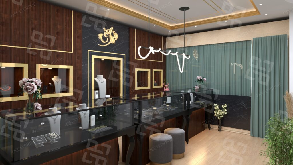 طراحی طلا فروشی