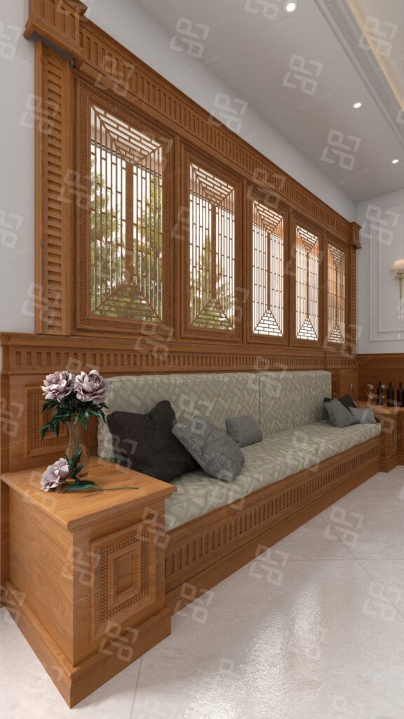 طراحی فضای نشیمن عربی